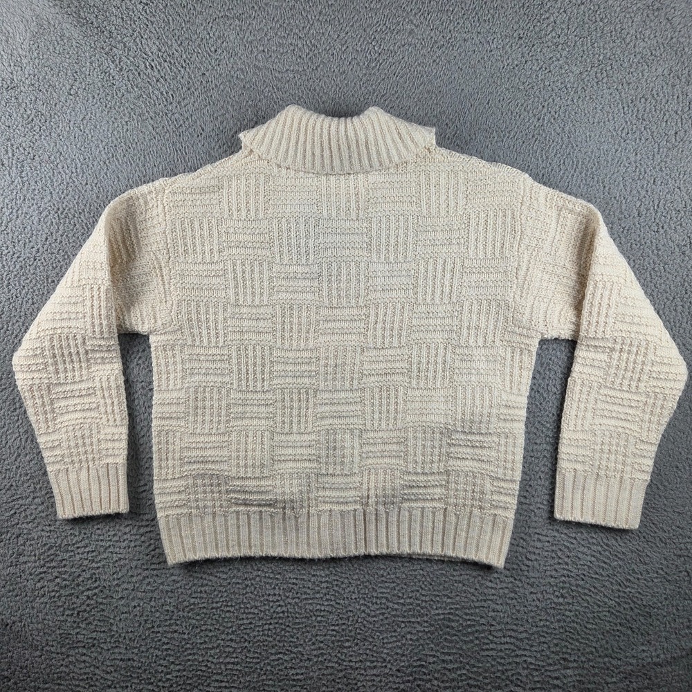 Faherty‎ Heirloom Cotton Outback Cardigan Womens Medium Cream Beige NEW - Picture 10 of 10